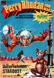 Comicheft Perry Rhodan im Bild 1 Zeichner: Johnny Bruck © Heinrich Bauer Verlag KG, Hamburg