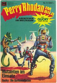 Comicheft Perry Rhodan im Bild 11 Zeichner: Johnny Bruck © Heinrich Bauer Verlag KG, Hamburg