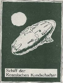 Raumschiff der Kosmischen Kundschafter Atlan 333 Zeichner: Horst Hoffmann © Heinrich Bauer Verlag KG, Hamburg