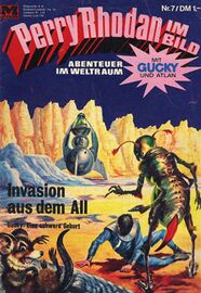 Comicheft Perry Rhodan im Bild 7 Zeichner: Johnny Bruck © Heinrich Bauer Verlag KG, Hamburg