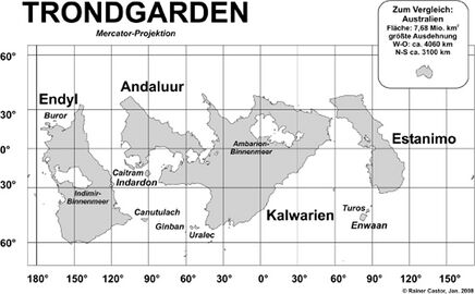 Karte: TRONDGARDEN - Mercator-Projektion PR 2438 Zeichner: Rainer Castor © Heinrich Bauer Verlag KG, Hamburg