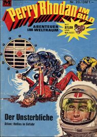 Comicheft Perry Rhodan im Bild 20 Zeichner: Motive von Johnny Bruck und UFO-Agent Serie © Heinrich Bauer Verlag KG, Hamburg