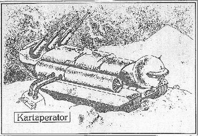 Kartaperator Atlan 315 Zeichner: Horst Hoffmann © Heinrich Bauer Verlag KG, Hamburg