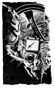 Michael Freyt fliegt einen Raumjäger PR 9 – Illustration 3 Zeichner: Johnny Bruck © Heinrich Bauer Verlag KG