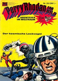 Comicheft Perry Rhodan im Bild 26 Zeichner: Motive von Johnny Bruck und UFO-Agent Serie © Heinrich Bauer Verlag KG, Hamburg